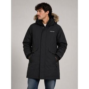 Didriksons StormSystem Waterproof Parka Black Faux Fur Hood Winter Coat‎ Size 46